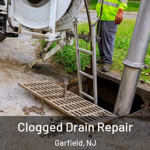  Clogged Drain Repair Garfield, NJ