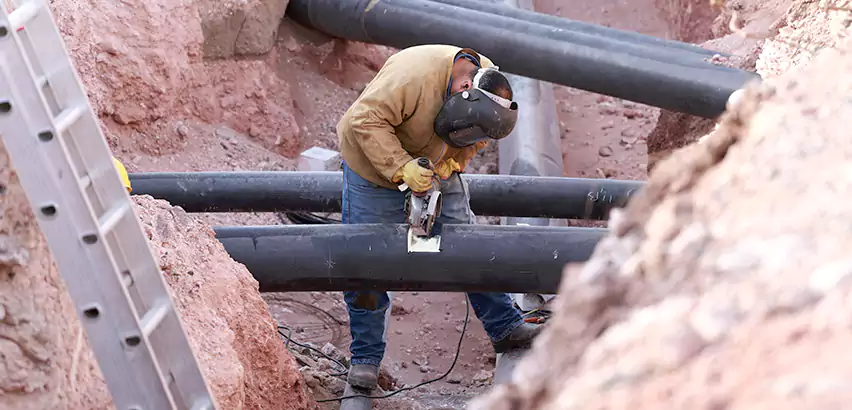 Cast Iron Sewer Pipe Replacement in Garfield